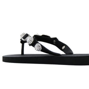 BALENCIAGA [バレンシアガ] / CAGOLE STUDDED THONG SANDALS (BLACK) [カゴールスタッズトングサンダル]