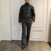 Courrèges [クレージュ] /  CROPPED PUFFER JACKET (BLACK)〔 クロップドパファージャケット〕