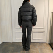 Courrèges [クレージュ] /  CROPPED PUFFER JACKET (BLACK)〔 クロップドパファージャケット〕