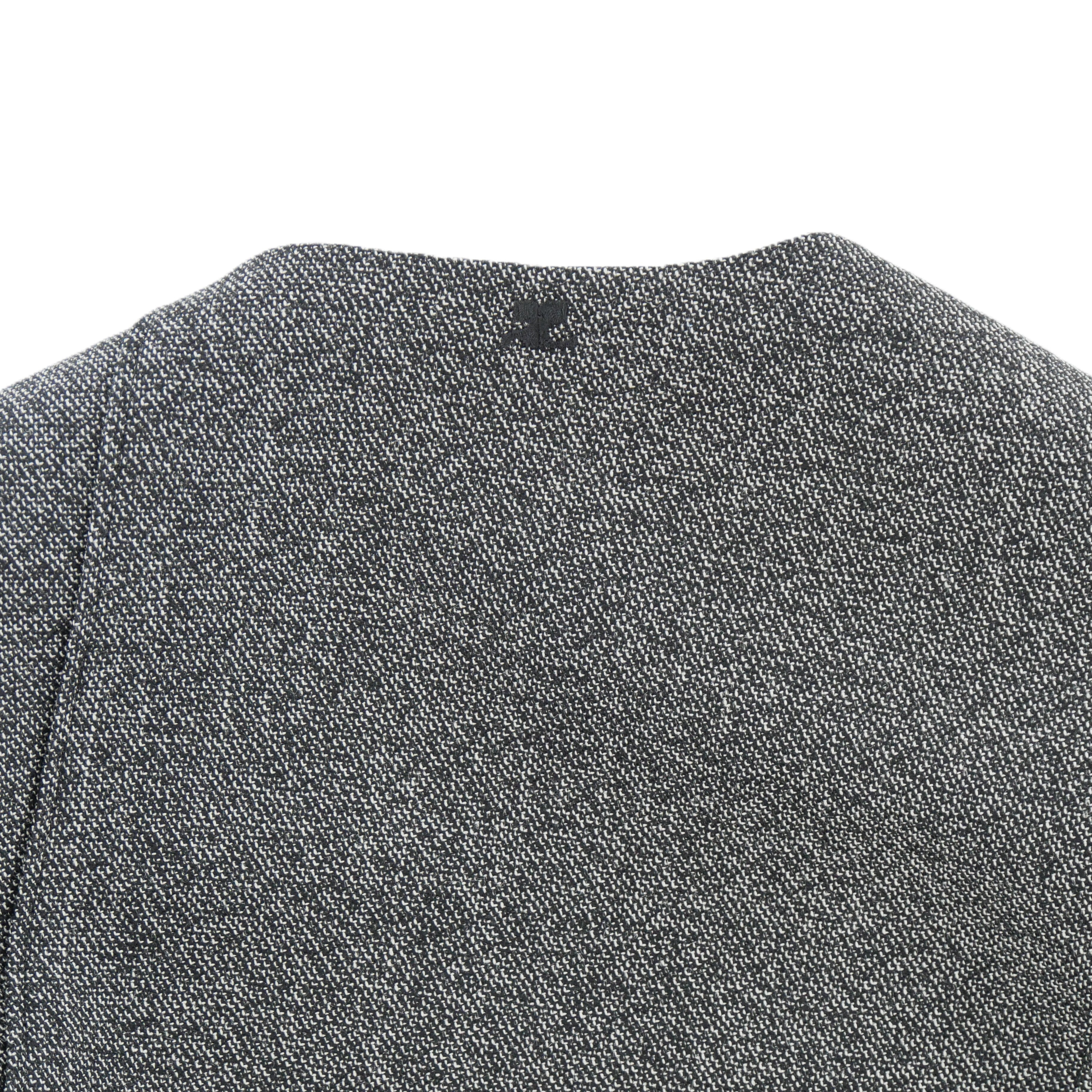 Courrèges [クレージュ] /  OBLIQUE TAILORED JACKET (GRAY)〔 オブリークテイラードジャケット〕