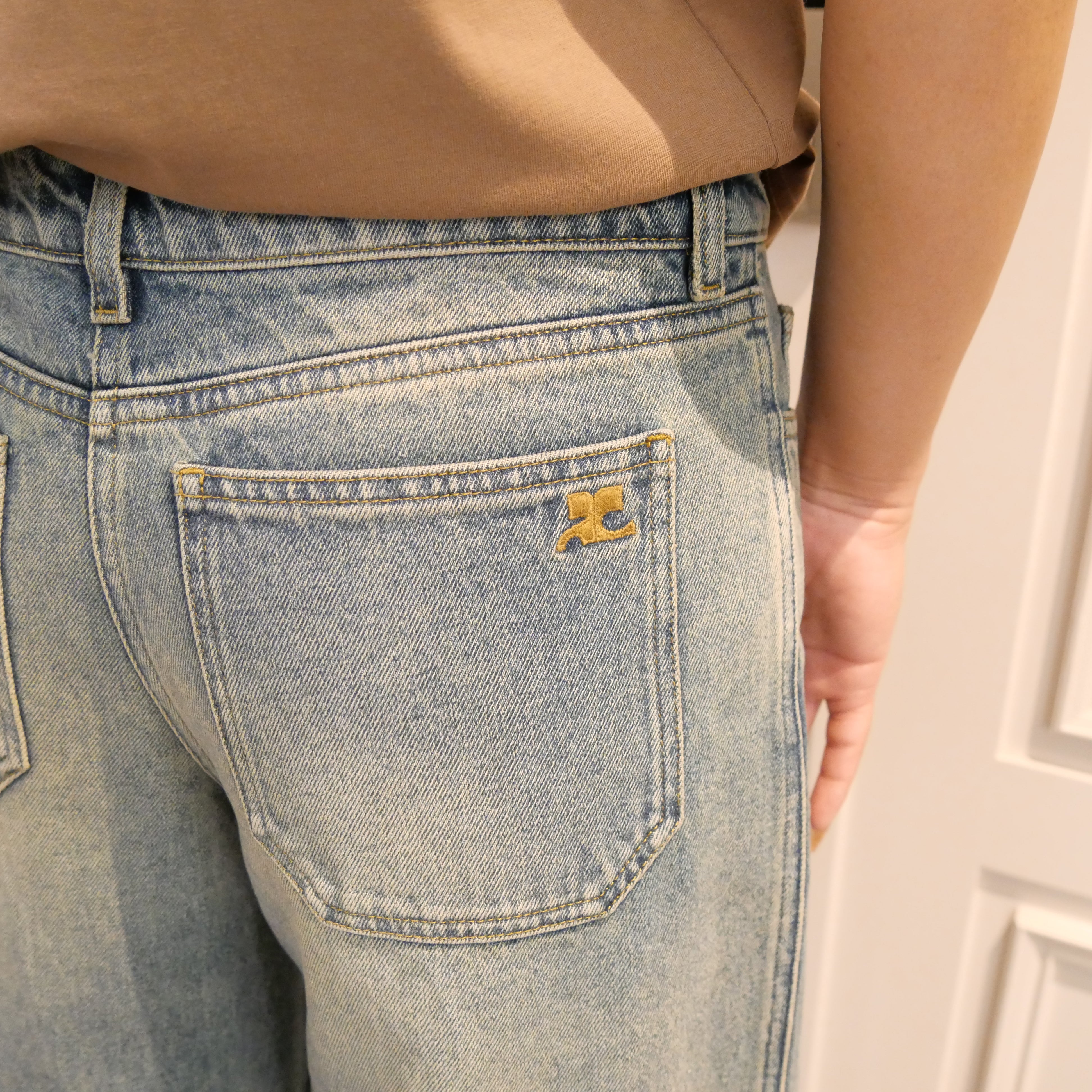 正規品・送料無料】Courrèges / HAMMER DENIM BAGGY PANTS | BOLS