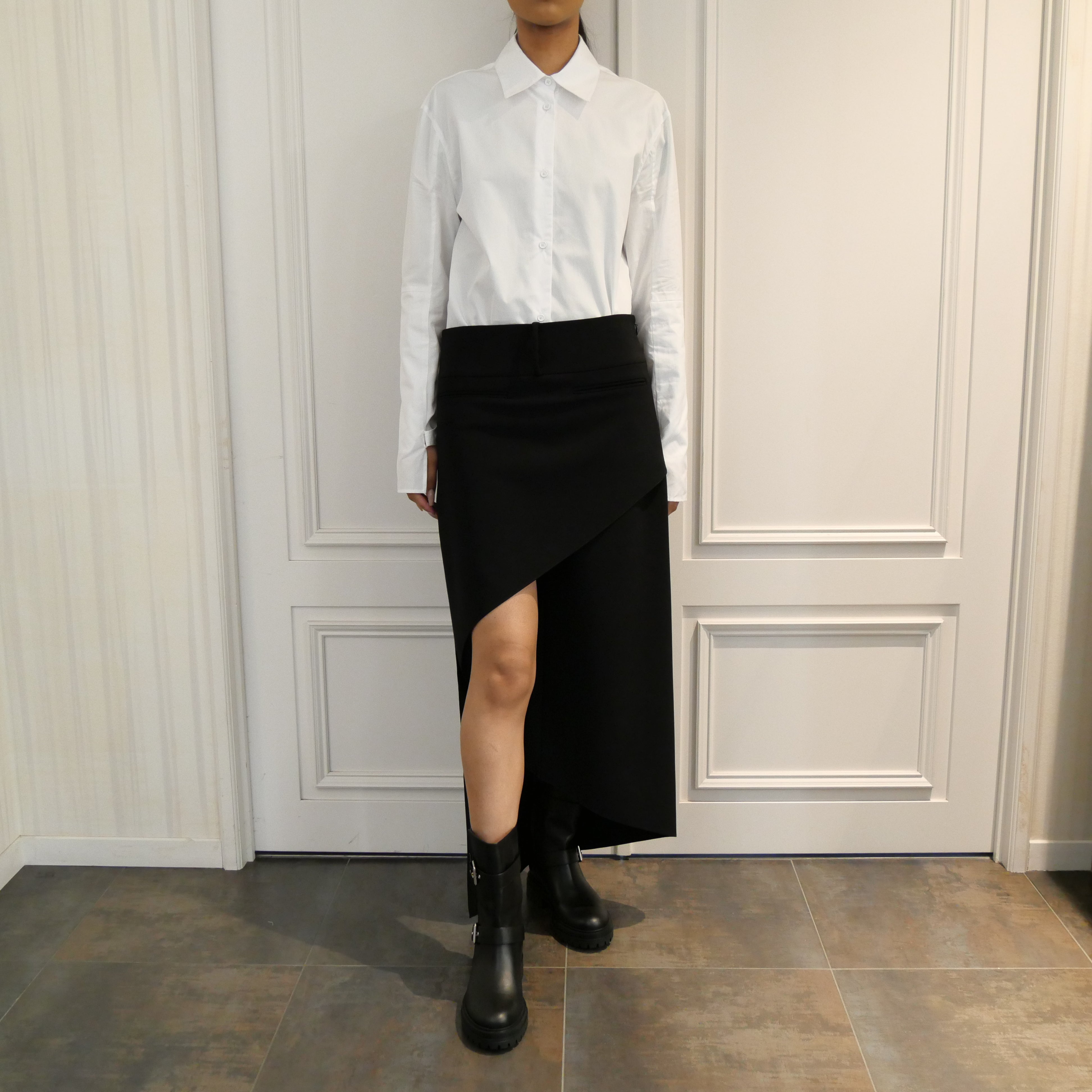 Courrèges [クレージュ] / INFINITY LONG SKIRT(BLACK) [インフィニティロングスカート]
