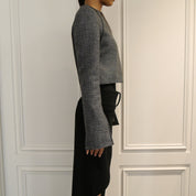 Courrèges [クレージュ] /  OBLIQUE TAILORED JACKET (GRAY)〔 オブリークテイラードジャケット〕
