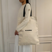 JIL SANDER [ジルサンダー] / FLAT SHOPPER TOTE GRANDE（NATURAL）[フラット ショッパー トート グランデ]