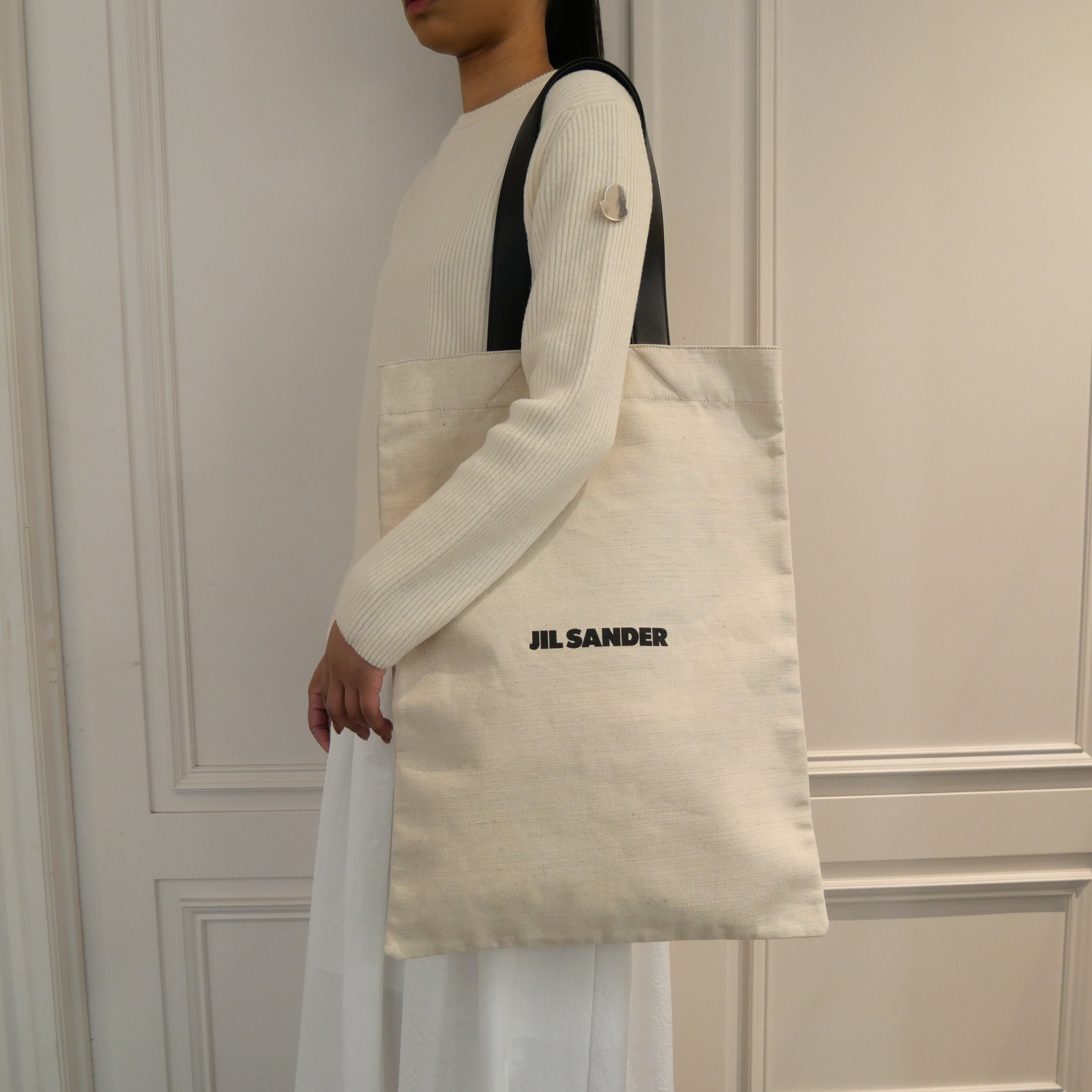 JIL SANDER [ジルサンダー] / FLAT SHOPPER TOTE GRANDE（NATURAL）[フラット ショッパー トート グランデ]