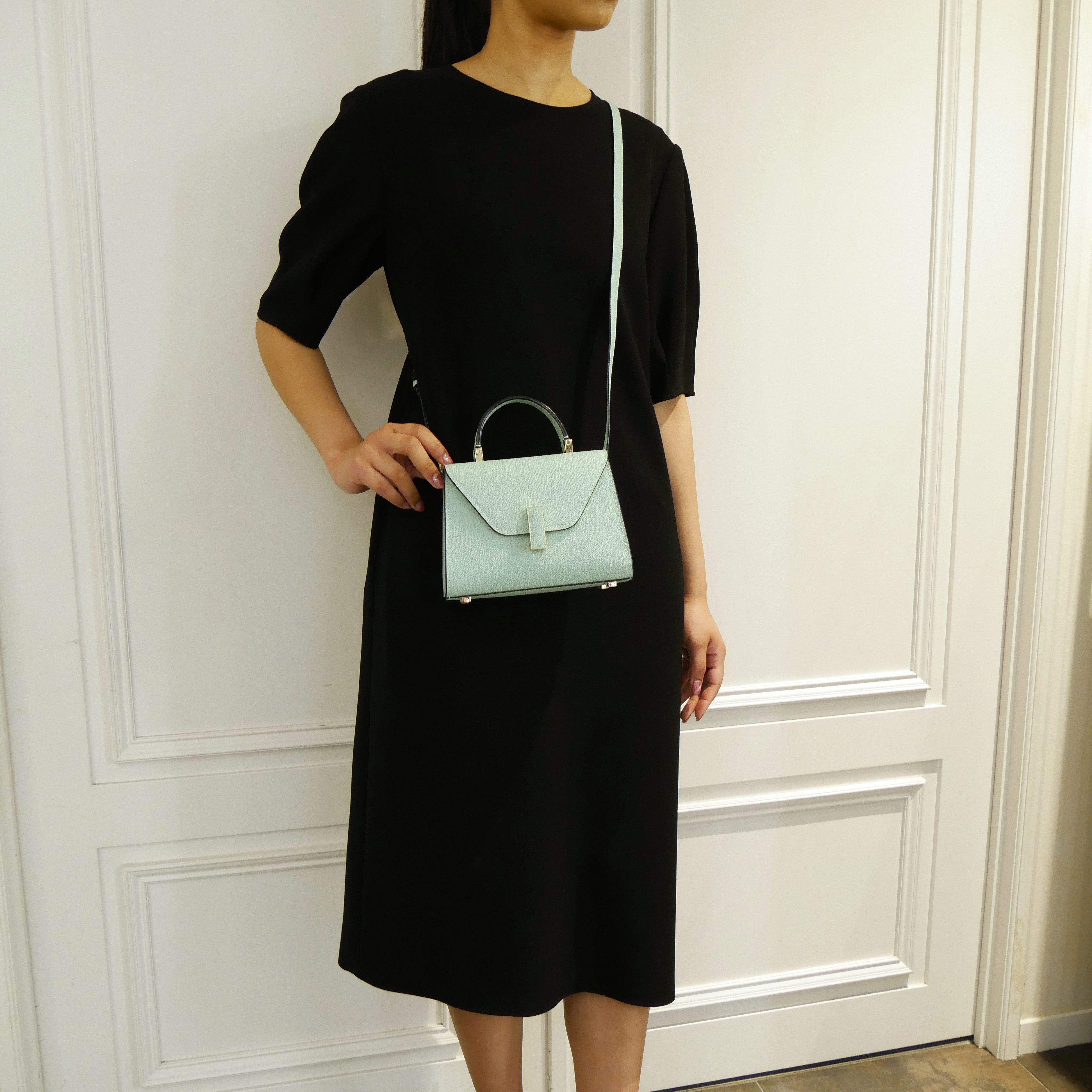 正規品・送料無料】Valextra / ISIDE MICRO BAG (MINT GREEN) | BOLS