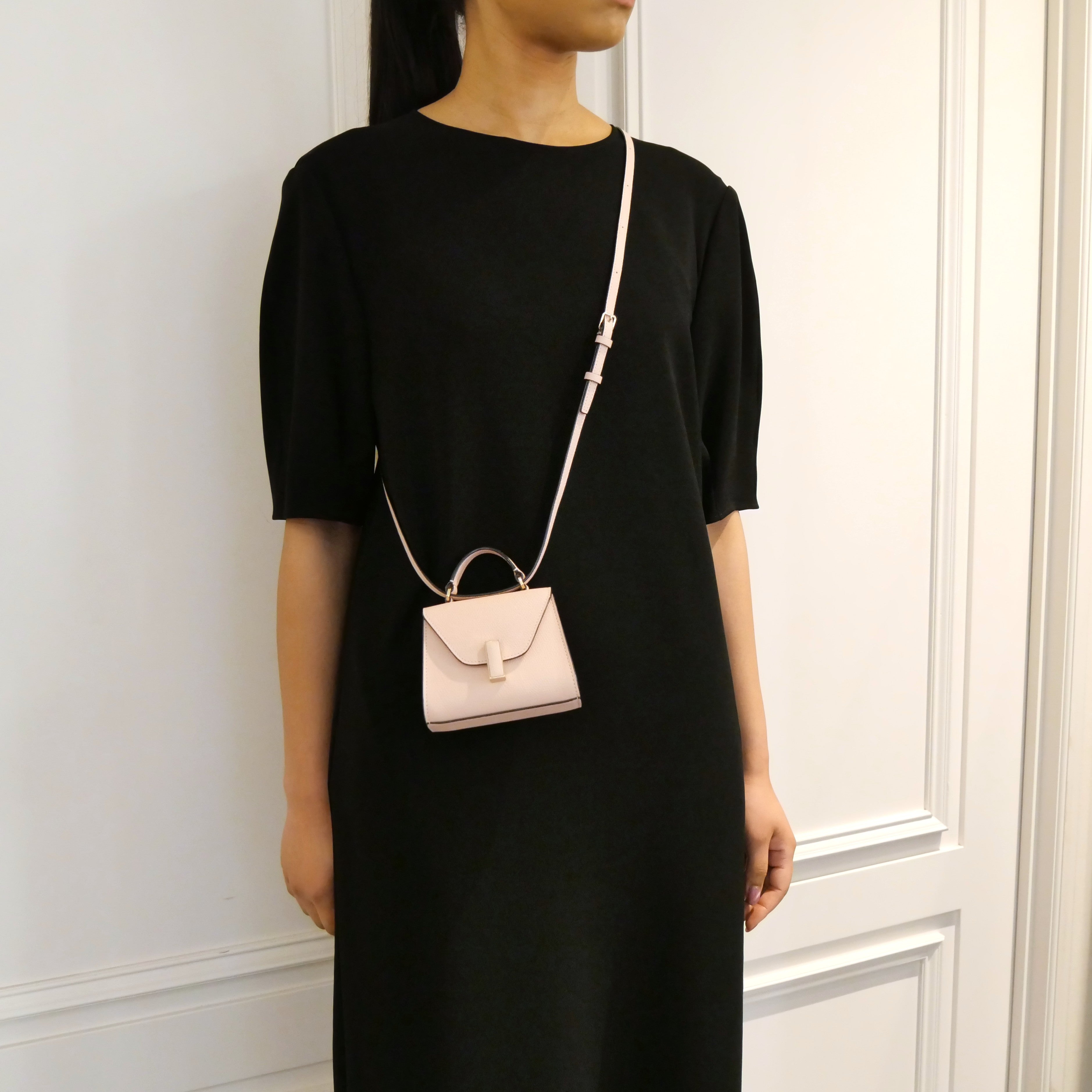 Valextra [ヴァレクストラ] / ISIDE BELT BAG (BABY PINK) [イジィデ ベルトバッグ]