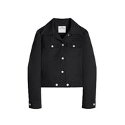 Courrèges [クレージュ] /  TWILL TRUCKER JACKET〔 ツイル トラッカー ジャケット〕(BLACK)