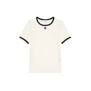 Courrèges [クレージュ] / SIGNATURE CONTRAST T-SHIRT (WHITE) [シグネチャー コントラスト ティーシャツ]