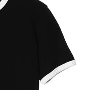 Courrèges [クレージュ] /  SIGNATURE CONTRAST T-SHIRT〔シグネチャー コントラスト ティーシャツ〕(BLACK)