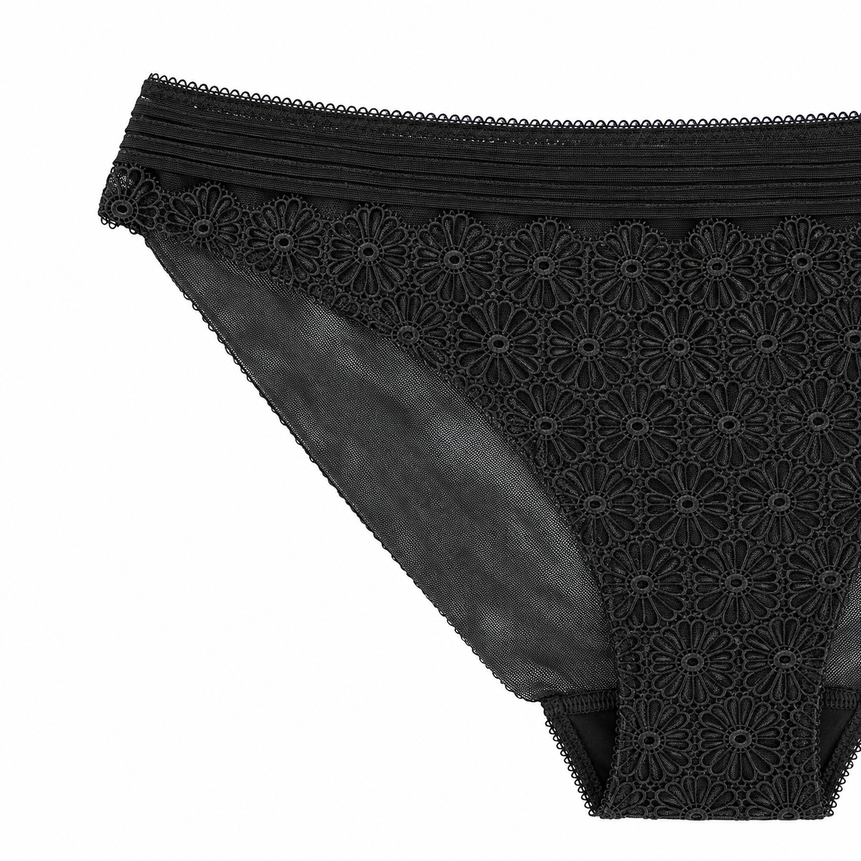 LA PERLA [ラ ペルラ] / FLORAL LACE BRIEFS (BLACK) [フローラルレースショーツ]