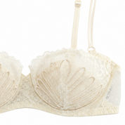 LA PERLA [ラ ペルラ] / SHELL MOTIF LINGERIE BRASSIERE (WHITE) [シェルモチーフランジェリー]