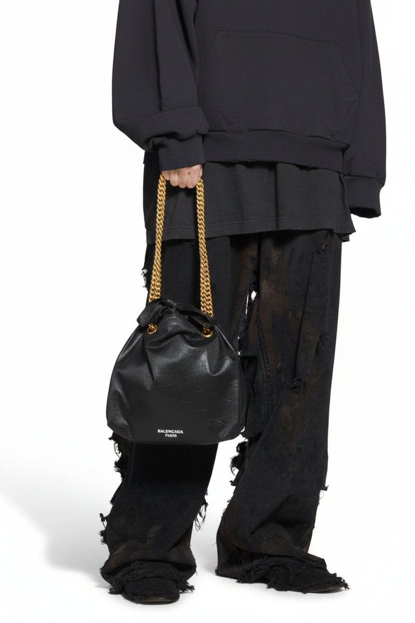 BALENCIAGA[バレンシアガ] /  CRUSH SMALL TOTE BAG〔クラッシュ スモール トートバッグ〕