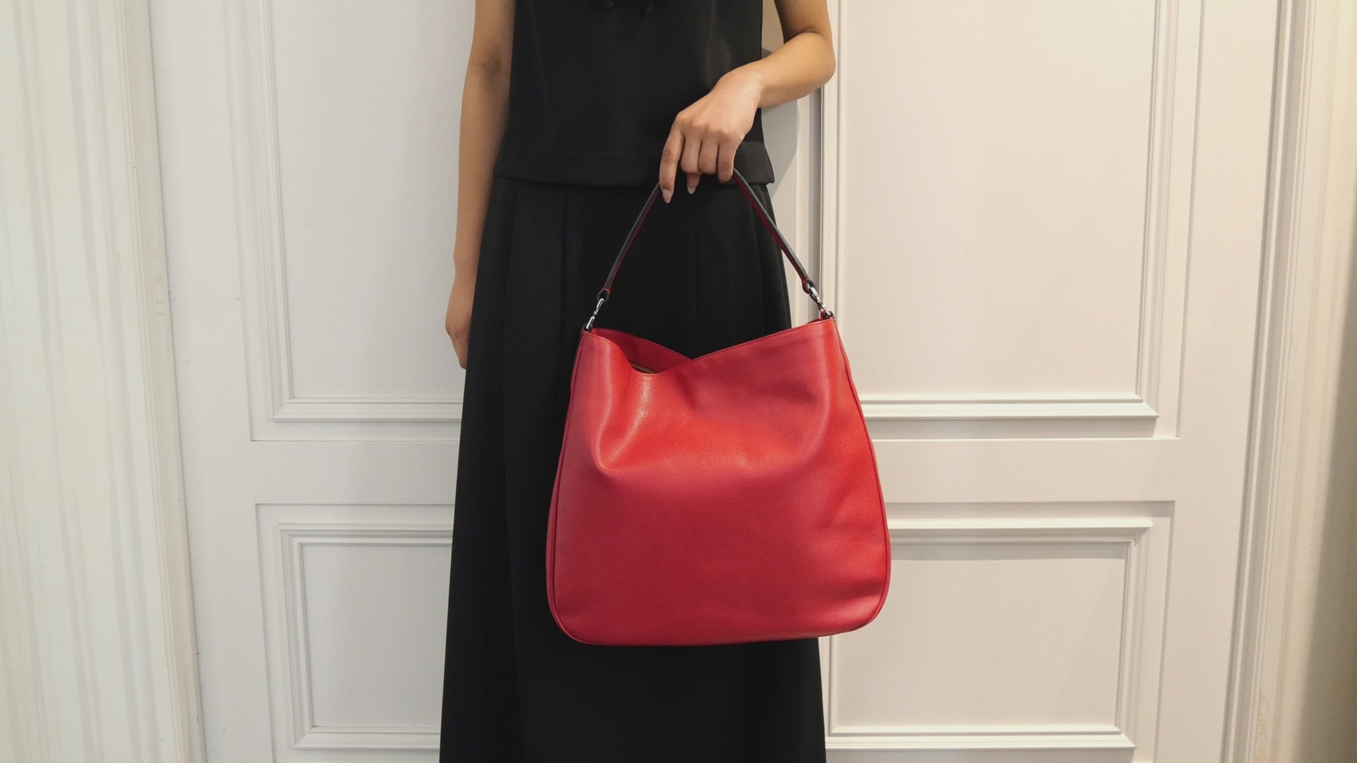 Valextra [ヴァレクストラ] / SMILE TOTE BAG (red)  [スマイル トートバッグ]