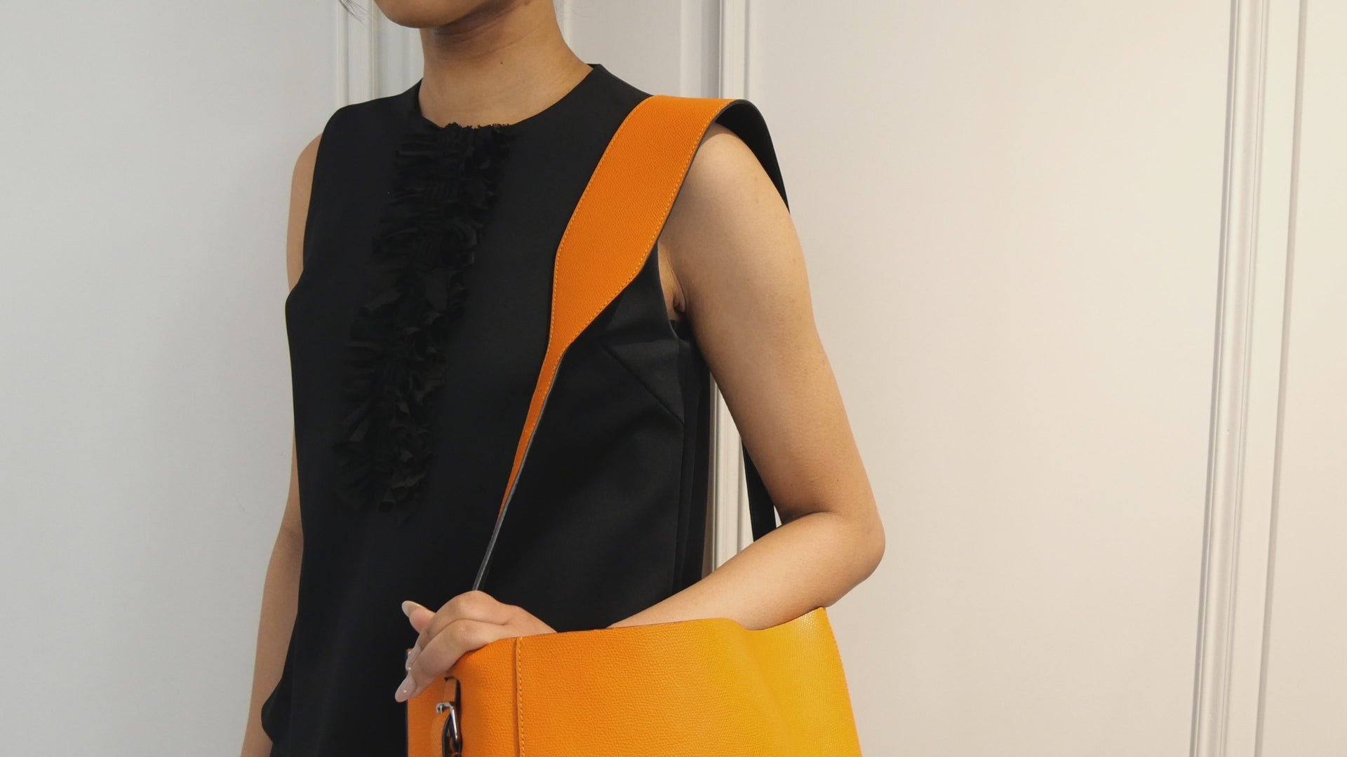 Valextra [ヴァレクストラ] / SOFT SACCA BUCKET BAG (orange)  [ソフトサッカ バケットバッグ]
