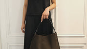 Valextra [ヴァレクストラ] / SMILE SUEDE TOTE BAG (brown)  [スマイル スエード トートバッグ]