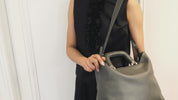 Valextra [ヴァレクストラ] / MAGNET HANDLE TOTE BAG (gray)  [マグネット ハンドル トートバッグ]