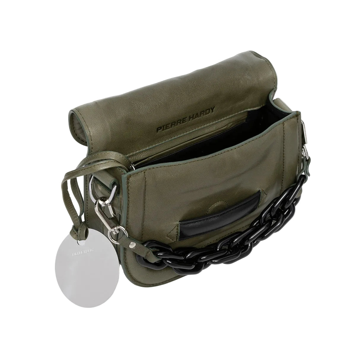 PIERRE HARDY [ピエールアルディ] / MINI ALPHA VILLE BAG (KHAKI×BLACK)〔ミニアルファヴィルバッグ〕