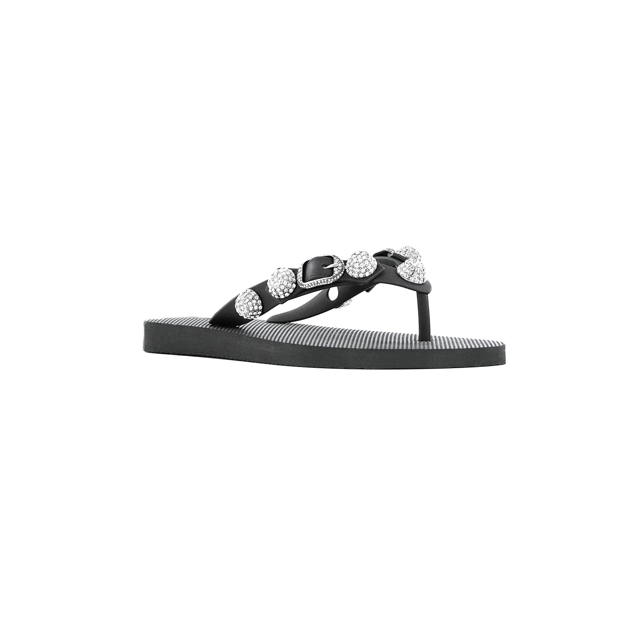 24SS BALENCIAGA CAGOLE サンダル ロゴ トング スタッズ ラバー 24SS BALENCIAGA CAGOLE サンダル ロゴ トング スタッズ ラバー