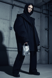 Silver Mini Bag Editorial