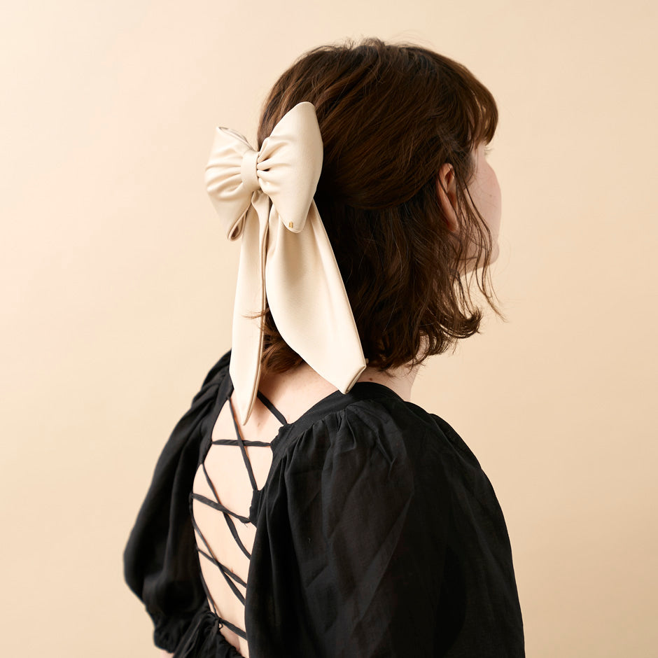 ALEXANDRE DE PARIS [アレクサンドル ドゥ パリ] / RIBBON VALLETTA (BEIGE)   [リボンバレッタ]