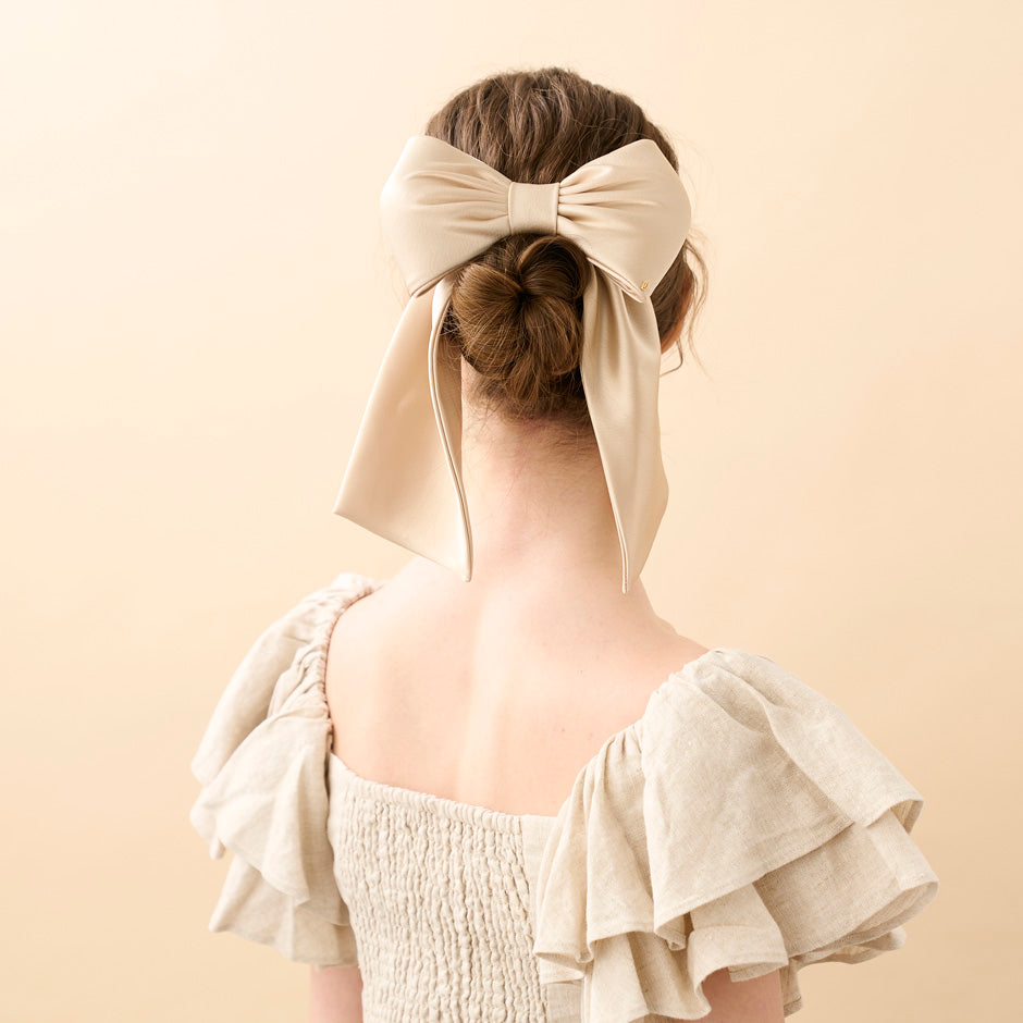 ALEXANDRE DE PARIS [アレクサンドル ドゥ パリ] / RIBBON VALLETTA (BEIGE)   [リボンバレッタ]