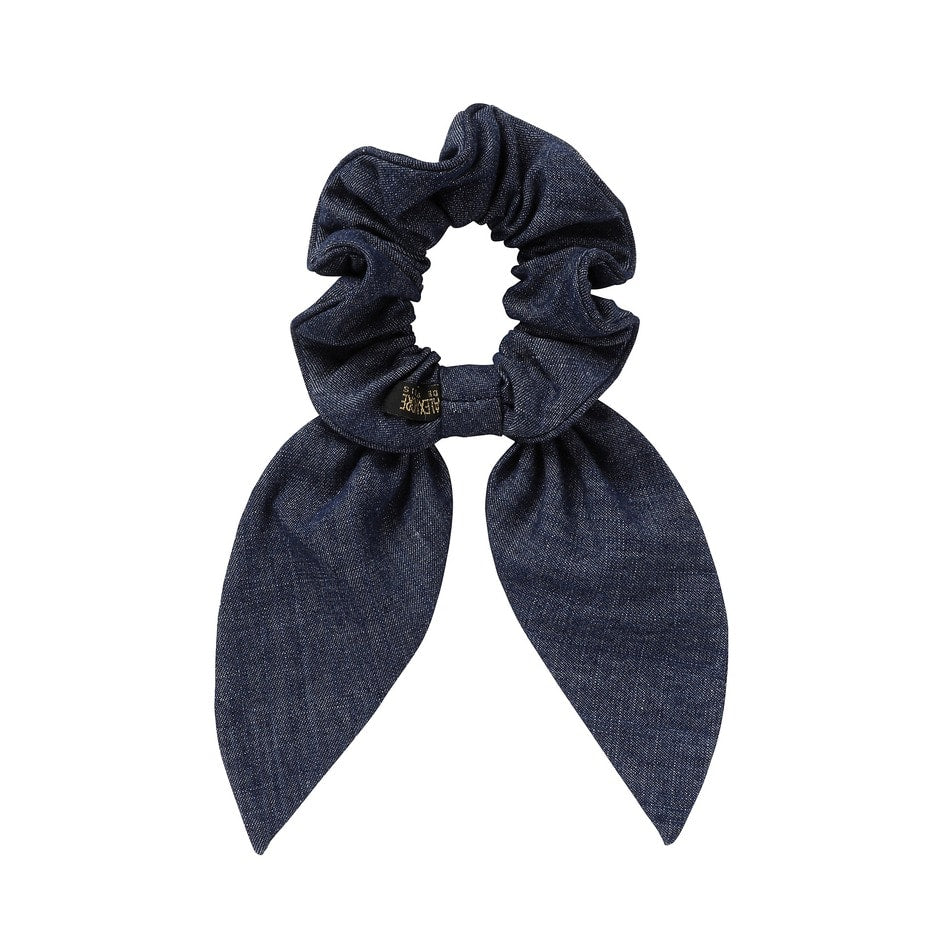 ALEXANDRE DE PARIS [アレクサンドル ドゥ パリ] / SCRUNCHIE (DENIM BLUE)   [シュシュ]