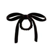 ALEXANDRE DE PARIS [アレクサンドル ドゥ パリ] / RIBBON PONY (BROWN） [ポニーリボンヘアアクセサリー]