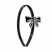 ALEXANDRE DE PARIS [アレクサンドル ドゥ パリ] / EVEIL HEAD BAND 1cm (BLACK) [エベイユ カチューシャ]