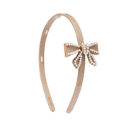 ALEXANDRE DE PARIS [アレクサンドル ドゥ パリ] / EVEIL HEAD BAND 1cm (BEIGE) [エベイユ カチューシャ]