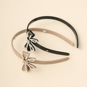 ALEXANDRE DE PARIS [アレクサンドル ドゥ パリ] / EVEIL HEAD BAND 1cm (BEIGE) [エベイユ カチューシャ]