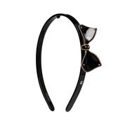 ALEXANDRE DE PARIS [アレクサンドル ドゥ パリ] / SERENITE HEAD BAND 1cm (BLACK) [セレニテ カチューシャ]