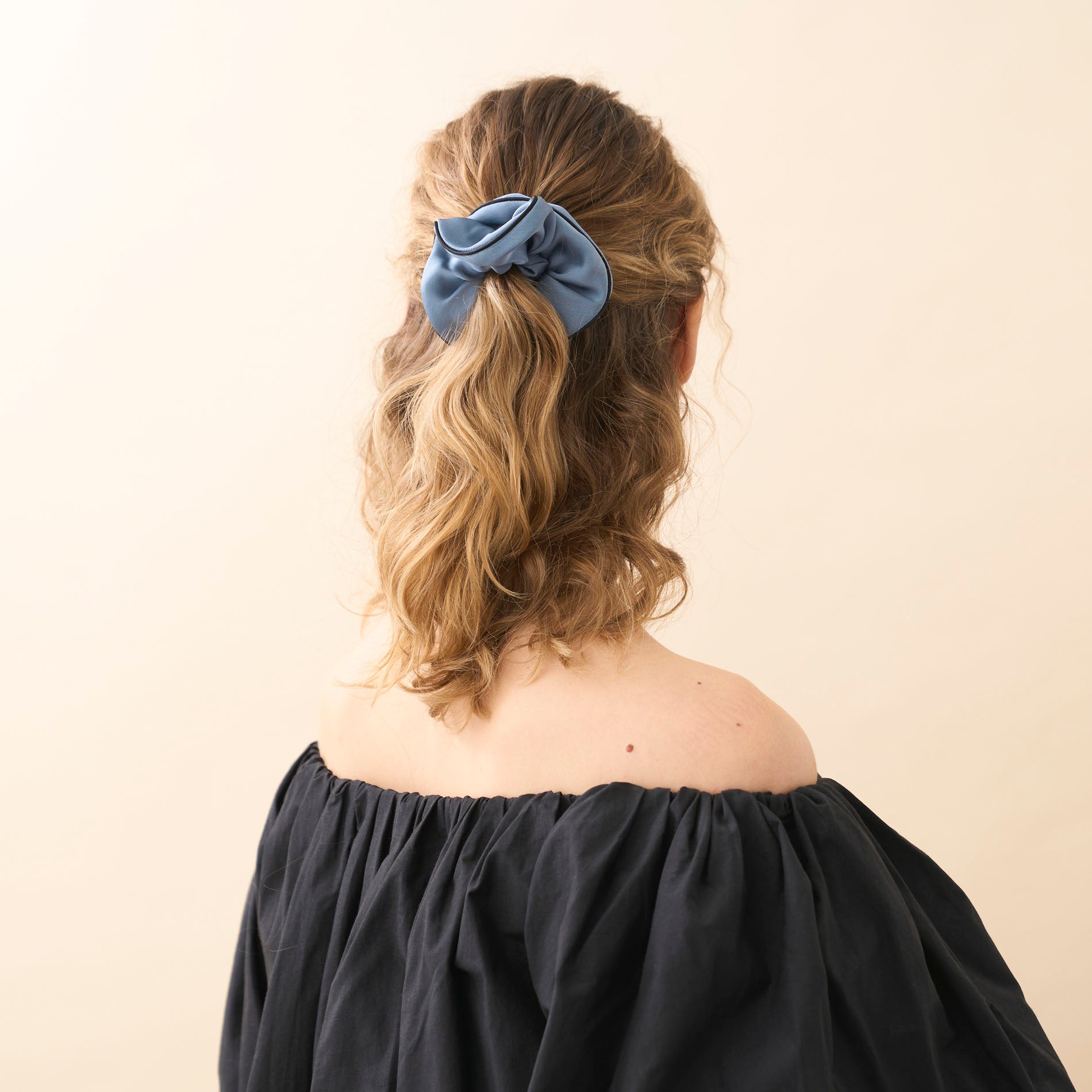 ALEXANDRE DE PARIS [アレクサンドル ドゥ パリ] /SCRUNCHIE（GREY）[シュシュ]